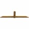 Ekena Millwork Eugene Rough Sawn Timber Gable Bracket, Western Red Cedar, 96"W x 28"H x 2"D x 6"F, 7/12 Pitch GBW096X28X0206EUG00RWR - alternate 5